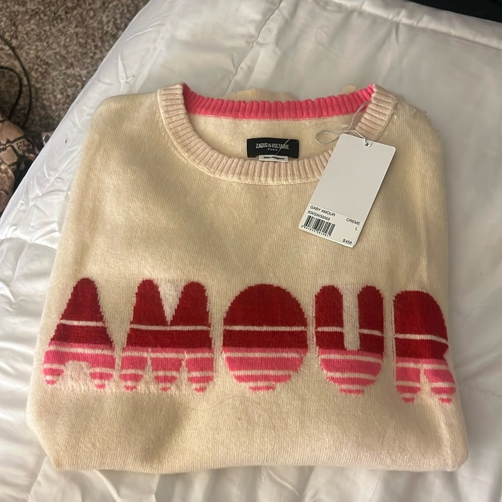 Zadig & Voltaire cashmere & wool sweater